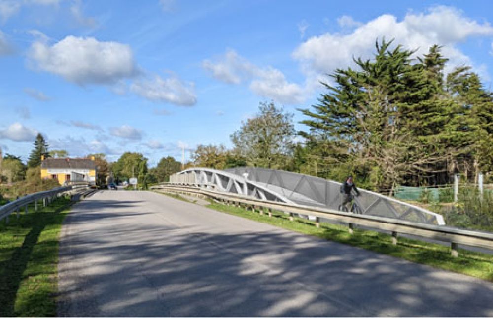 Itinraire cyclable route Vannes - Plescop