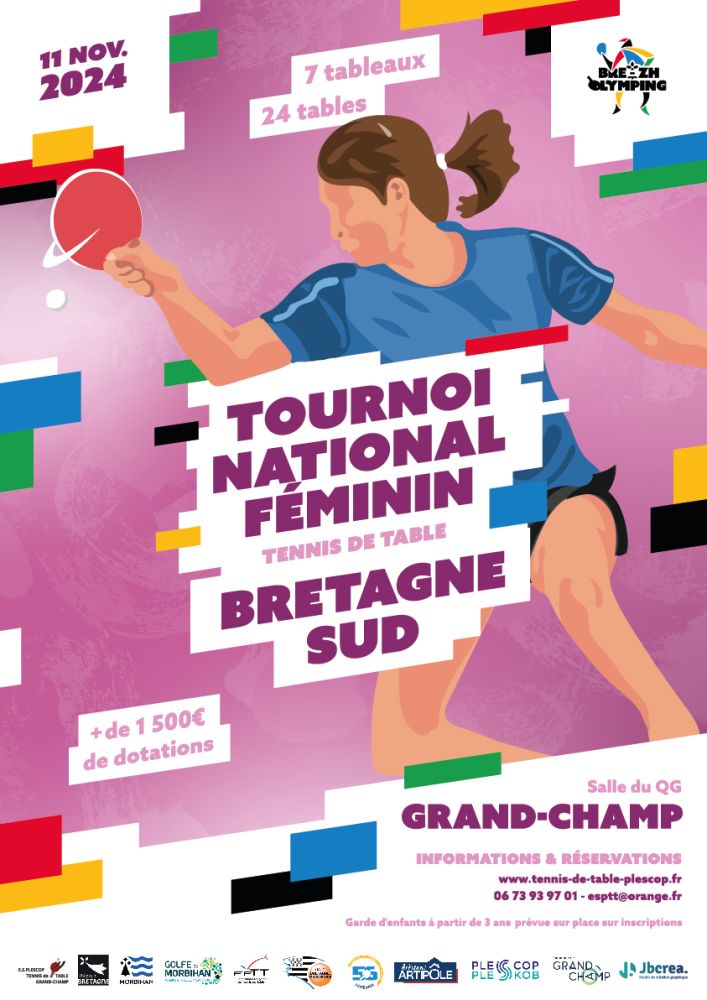 Tournoi fminin de tennis de table